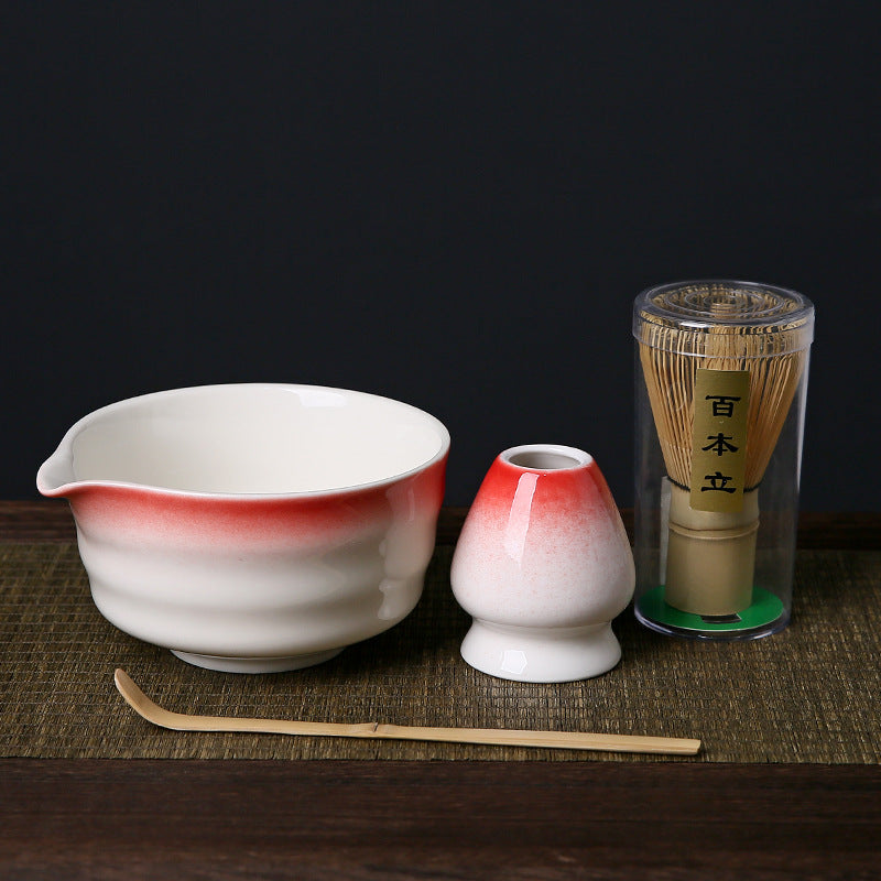 Essentials Matcha Set — Red and White