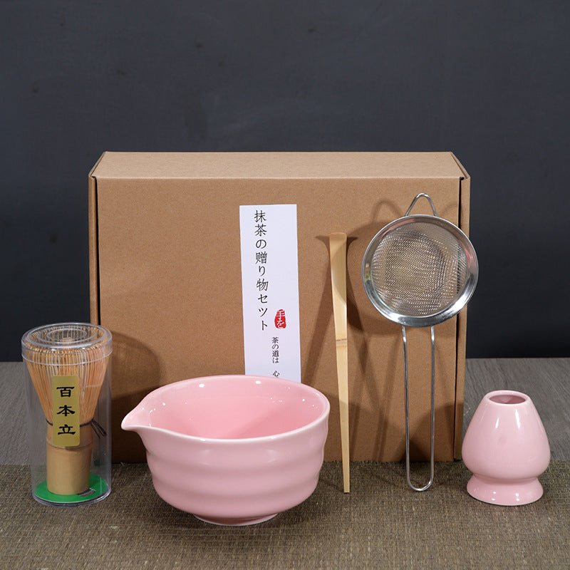 Artisan Matcha Set — Pink