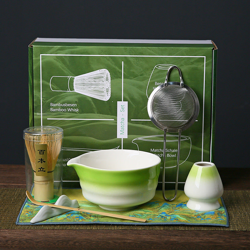 Ultimate Matcha Set — Green and White