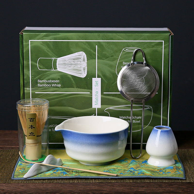 Ultimate Matcha Set — Blue and White