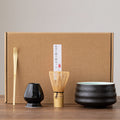 Essentials Matcha Set — Black Porcelain