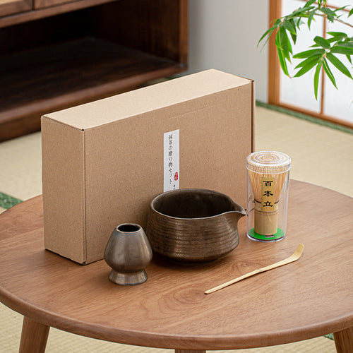 Essentials Matcha Set with Spout — Antique