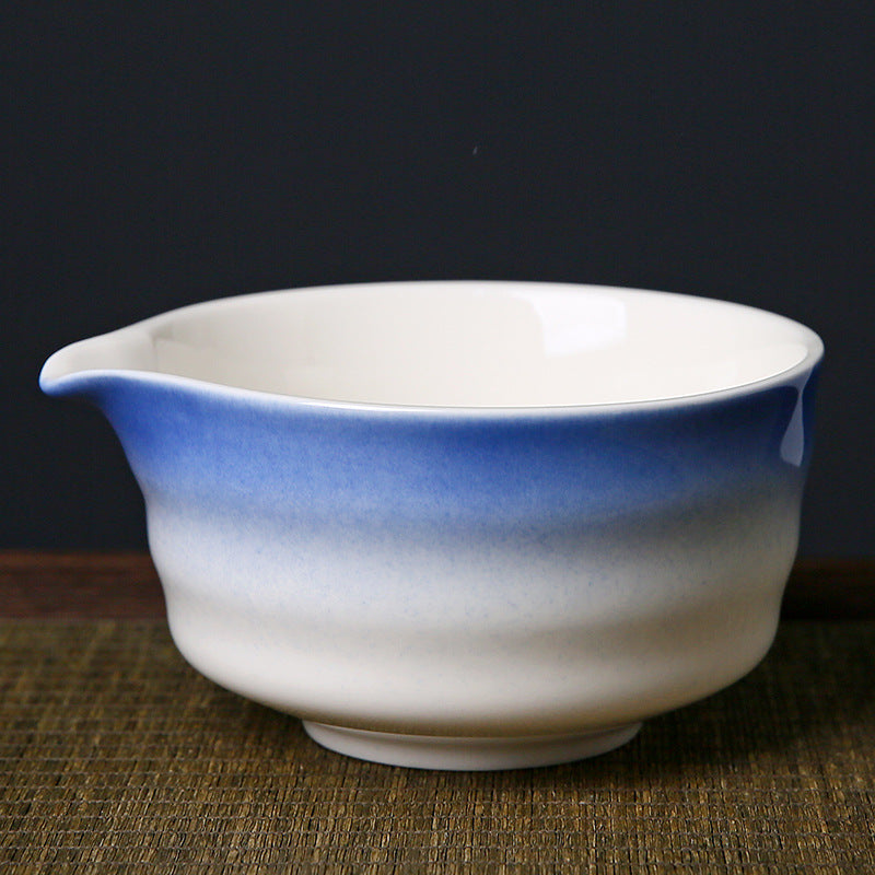Matcha Bowl — Blue and White