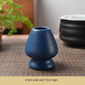 Matcha Whisk Stand — Blue Pottery