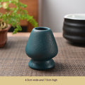 Matcha Whisk Stand — Green Pottery